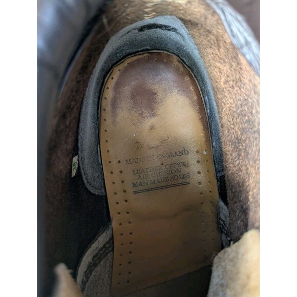 Vintage Dr. Martens 939 Ben Boot Made in England Brown Leather Mens 10 Gift - Picture 9 of 11